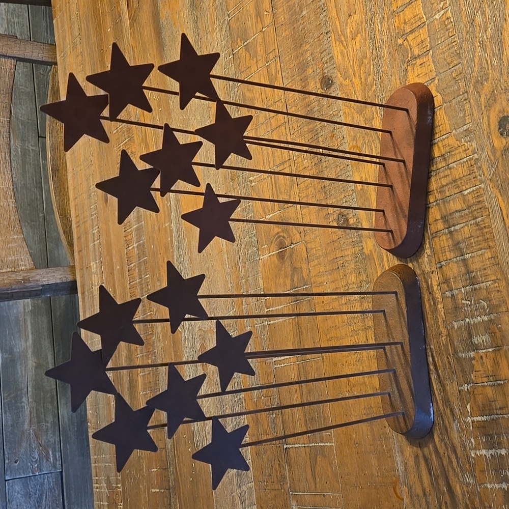 (2) Willow Tree Nativity Star Backdrops